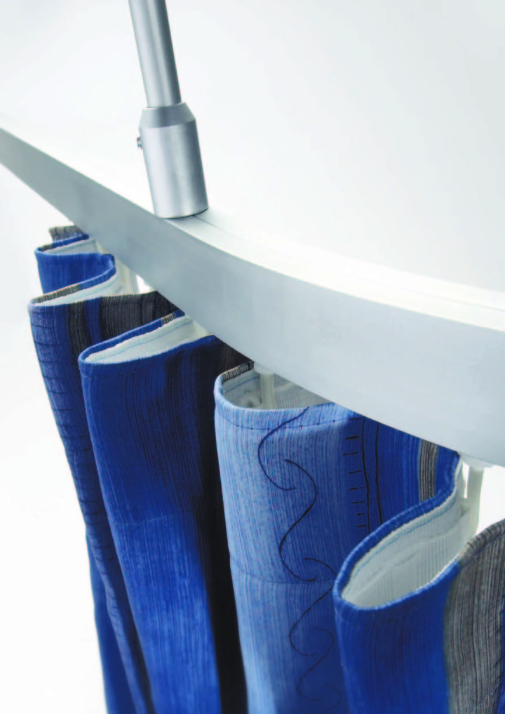 decor 750 Cubicle Curtain Track